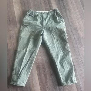 Vintage Light Green 80's ryders  Jeans. 80's Green Denim Jeans.
